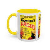 Cult Classic Movie Poster Art Accent Coffee Mug (11, 15oz) - Freaks Original One Sheet 1932 - POPvault