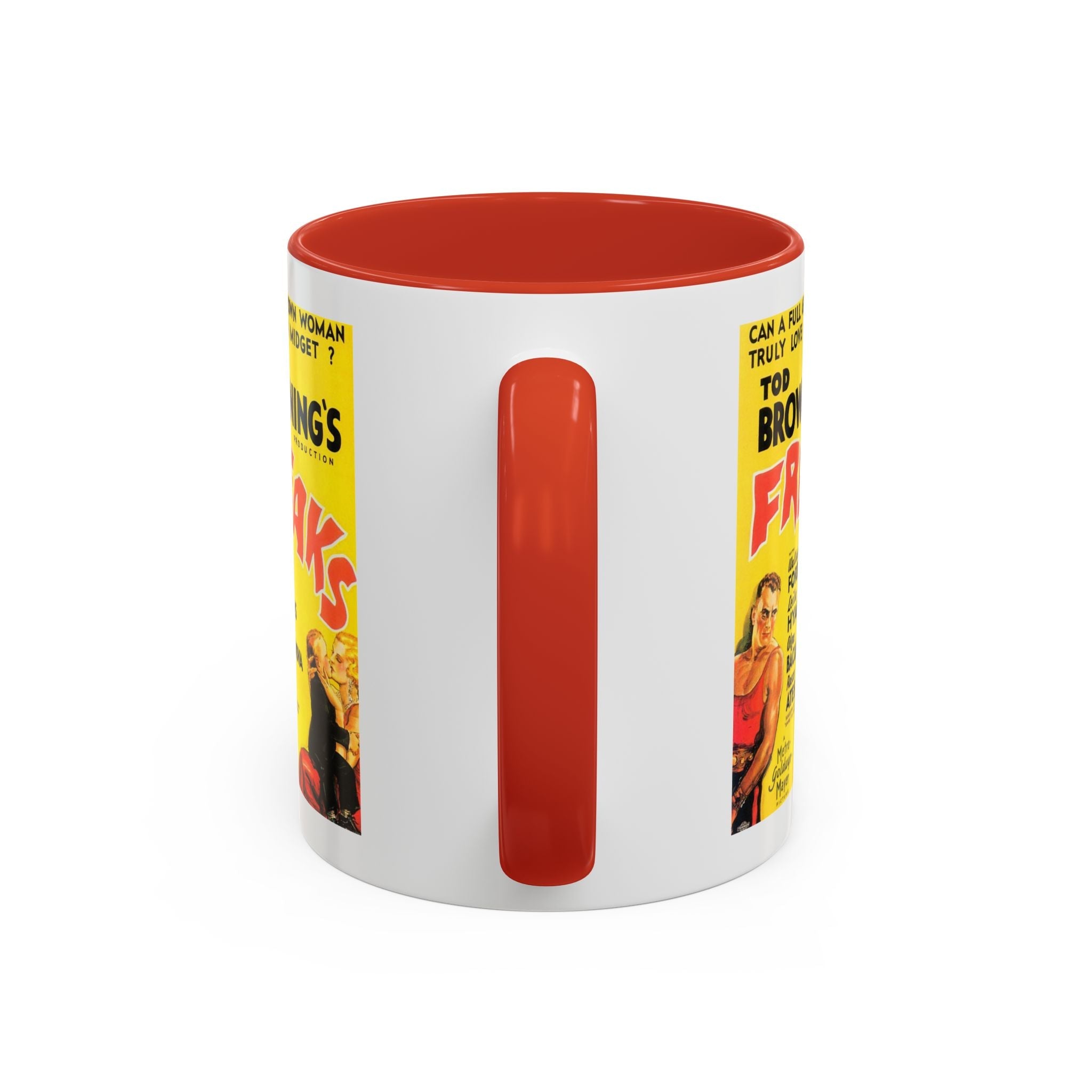 Cult Classic Movie Poster Art Accent Coffee Mug (11, 15oz) - Freaks Original One Sheet 1932 - POPvault