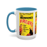 Cult Classic Movie Poster Art Accent Coffee Mug (11, 15oz) - Freaks Original One Sheet 1932 - POPvault