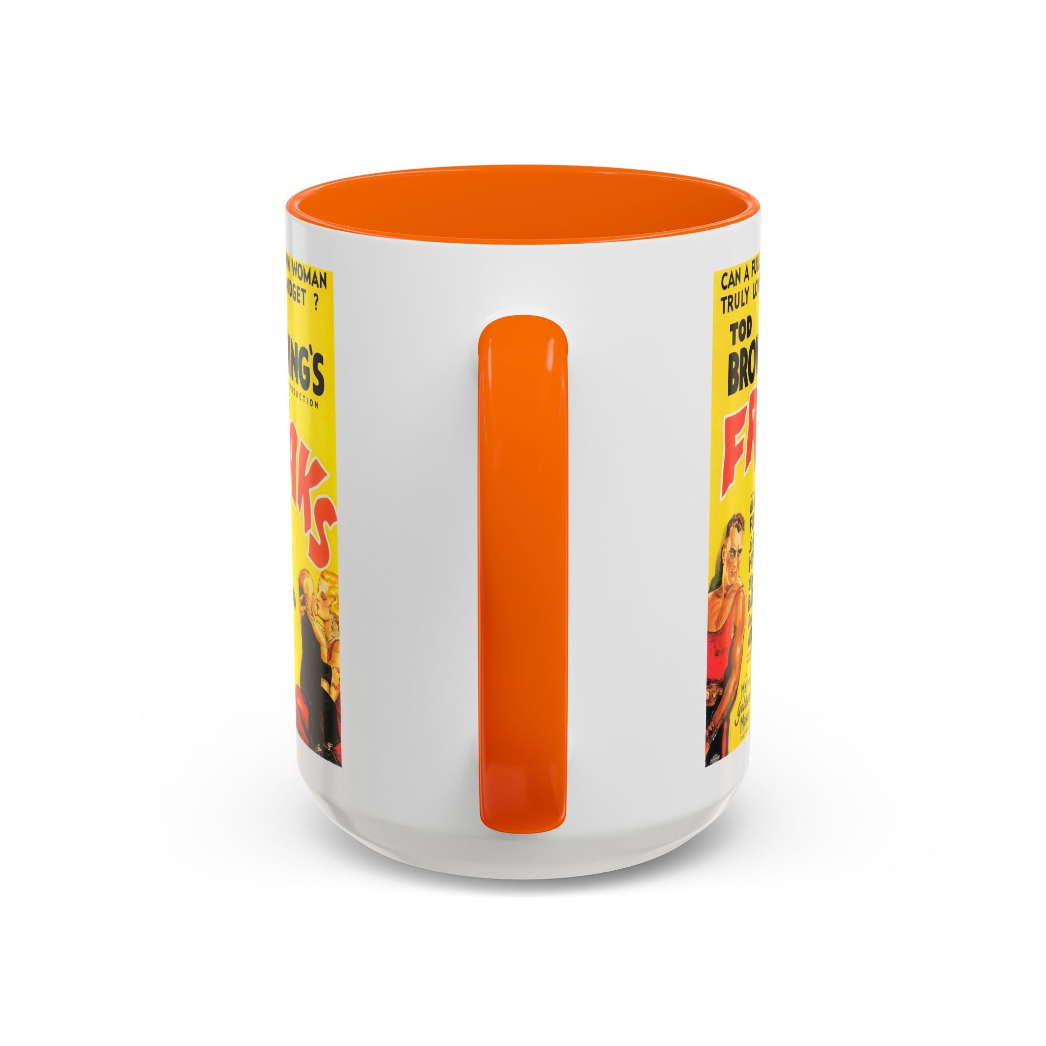 Cult Classic Movie Poster Art Accent Coffee Mug (11, 15oz) - Freaks Original One Sheet 1932 - POPvault