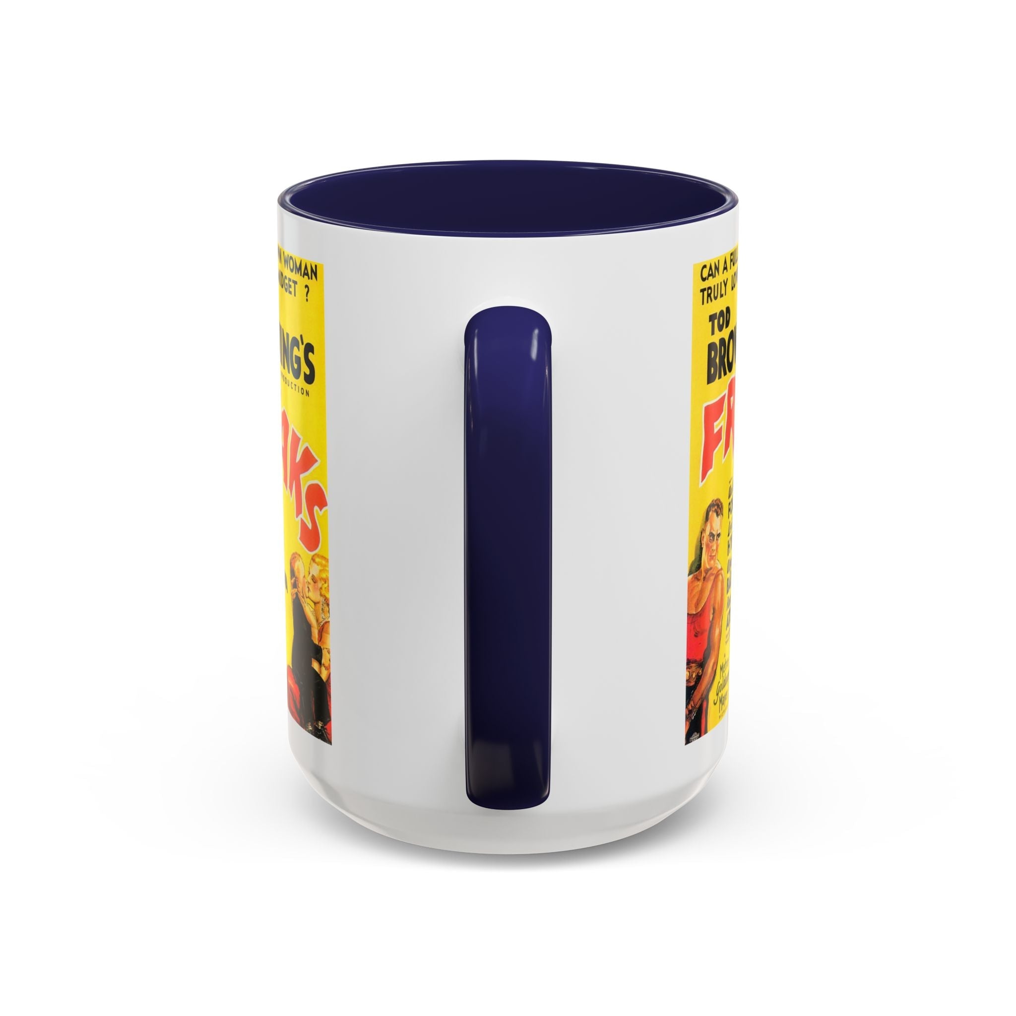 Cult Classic Movie Poster Art Accent Coffee Mug (11, 15oz) - Freaks Original One Sheet 1932 - POPvault