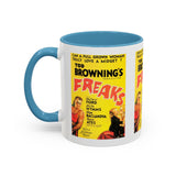 Cult Classic Movie Poster Art Accent Coffee Mug (11, 15oz) - Freaks Original One Sheet 1932 - POPvault