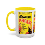 Cult Classic Movie Poster Art Accent Coffee Mug (11, 15oz) - Freaks Original One Sheet 1932 - POPvault