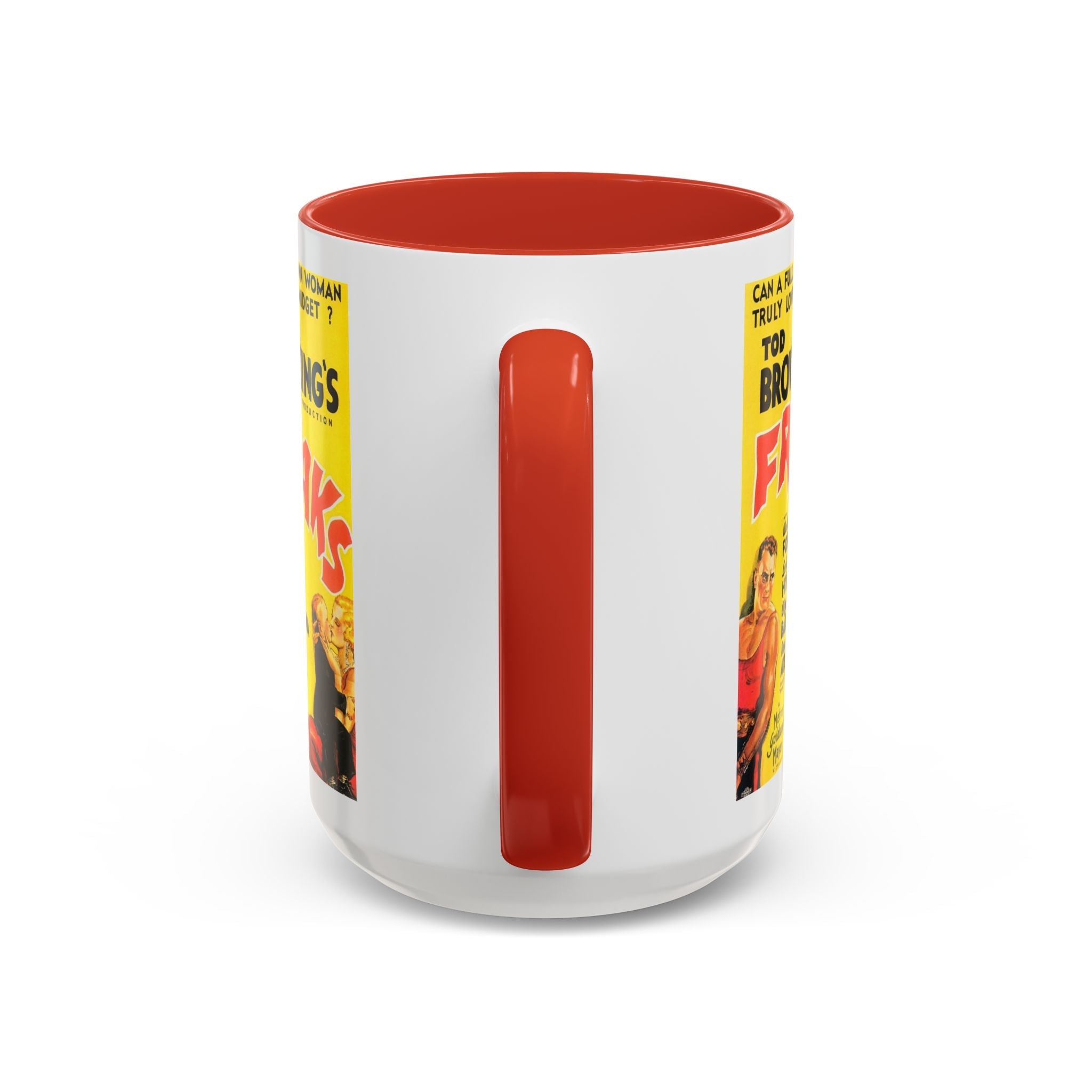 Cult Classic Movie Poster Art Accent Coffee Mug (11, 15oz) - Freaks Original One Sheet 1932 - POPvault