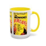 Cult Classic Movie Poster Art Accent Coffee Mug (11, 15oz) - Freaks Original One Sheet 1932 - POPvault