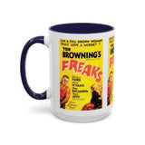 Cult Classic Movie Poster Art Accent Coffee Mug (11, 15oz) - Freaks Original One Sheet 1932 - POPvault