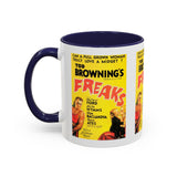 Cult Classic Movie Poster Art Accent Coffee Mug (11, 15oz) - Freaks Original One Sheet 1932 - POPvault