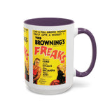 Cult Classic Movie Poster Art Accent Coffee Mug (11, 15oz) - Freaks Original One Sheet 1932 - POPvault