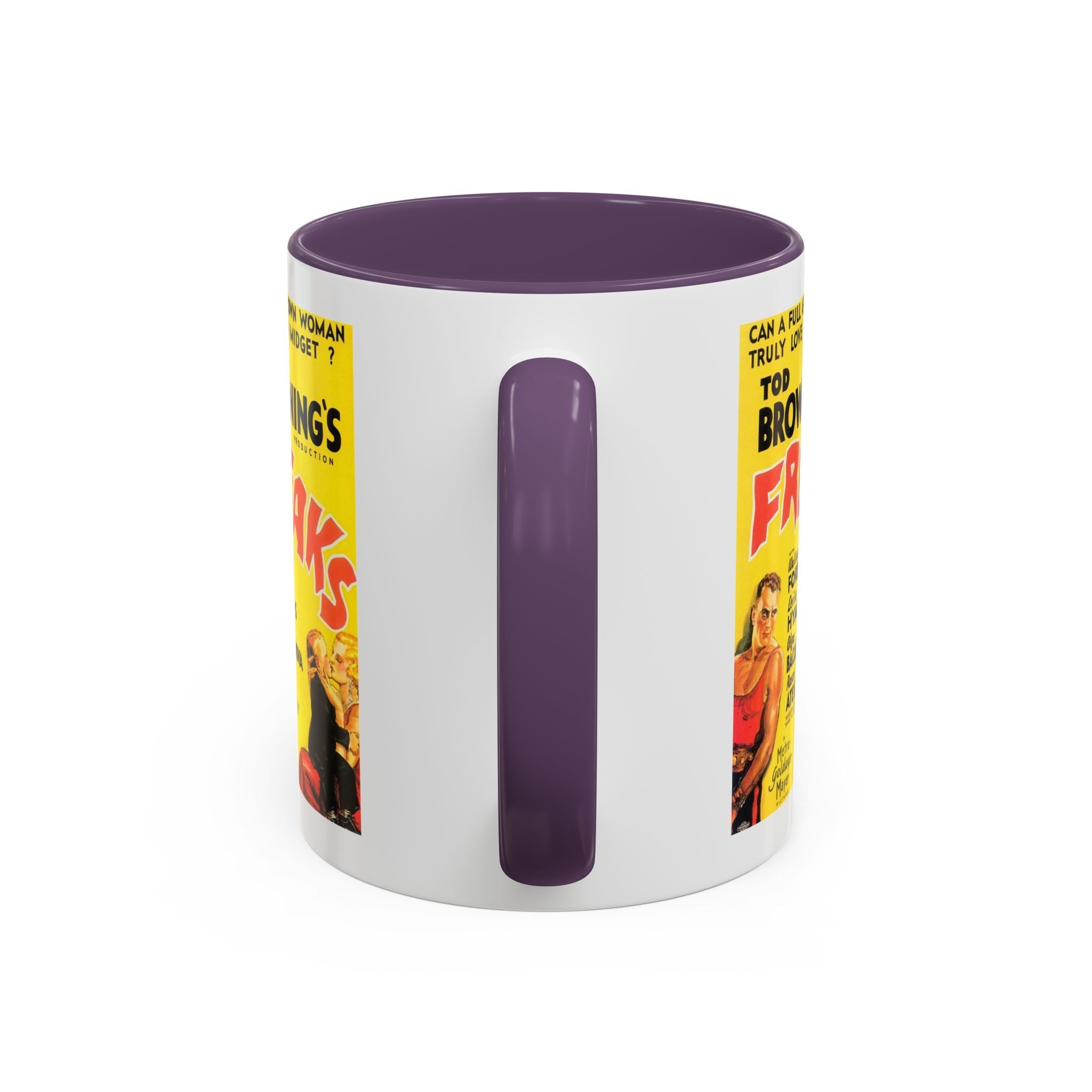 Cult Classic Movie Poster Art Accent Coffee Mug (11, 15oz) - Freaks Original One Sheet 1932 - POPvault