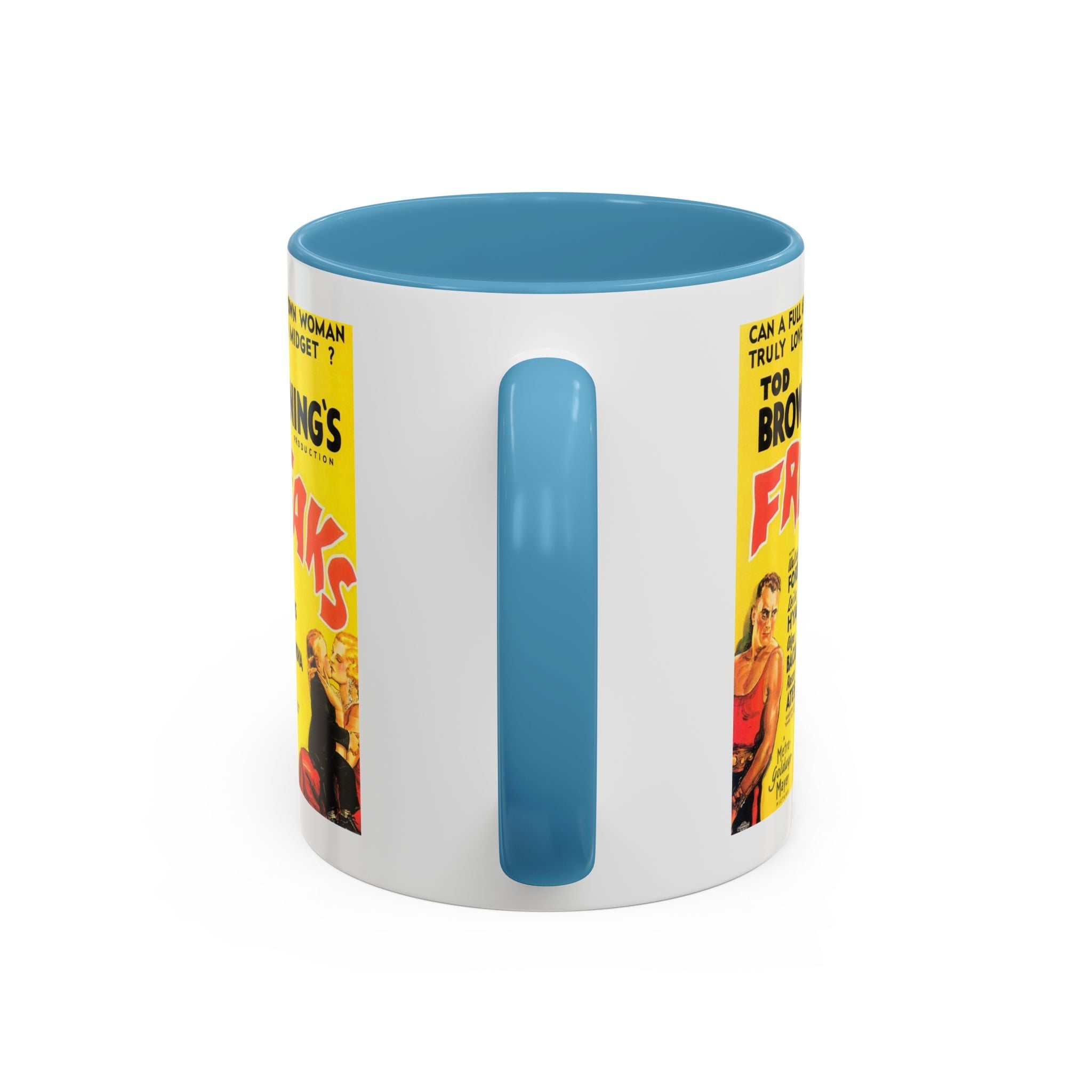 Cult Classic Movie Poster Art Accent Coffee Mug (11, 15oz) - Freaks Original One Sheet 1932 - POPvault