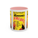 Cult Classic Movie Poster Art Accent Coffee Mug (11, 15oz) - Freaks Original One Sheet 1932 - POPvault