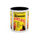 Cult Classic Movie Poster Art Accent Coffee Mug (11, 15oz) - Freaks Original One Sheet 1932 - POPvault
