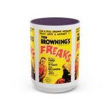 Cult Classic Movie Poster Art Accent Coffee Mug (11, 15oz) - Freaks Original One Sheet 1932 - POPvault