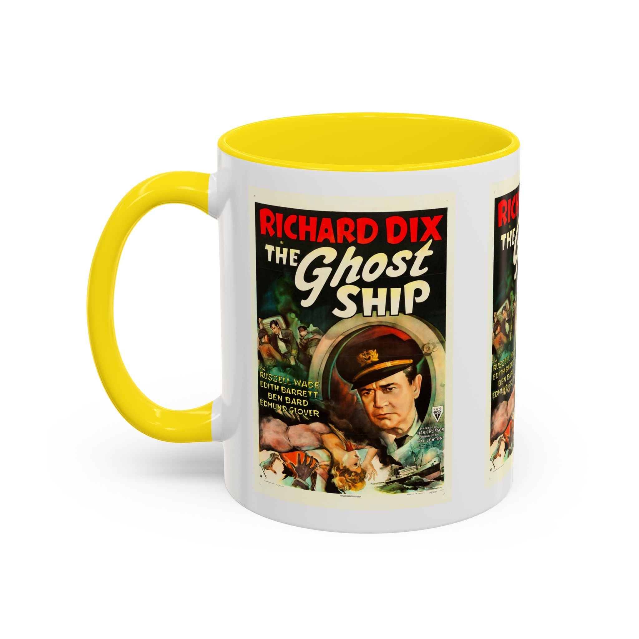 Cult Classic Movie Poster Art Accent Coffee Mug (11, 15oz) - Ghost Ship 1952 - POPvault