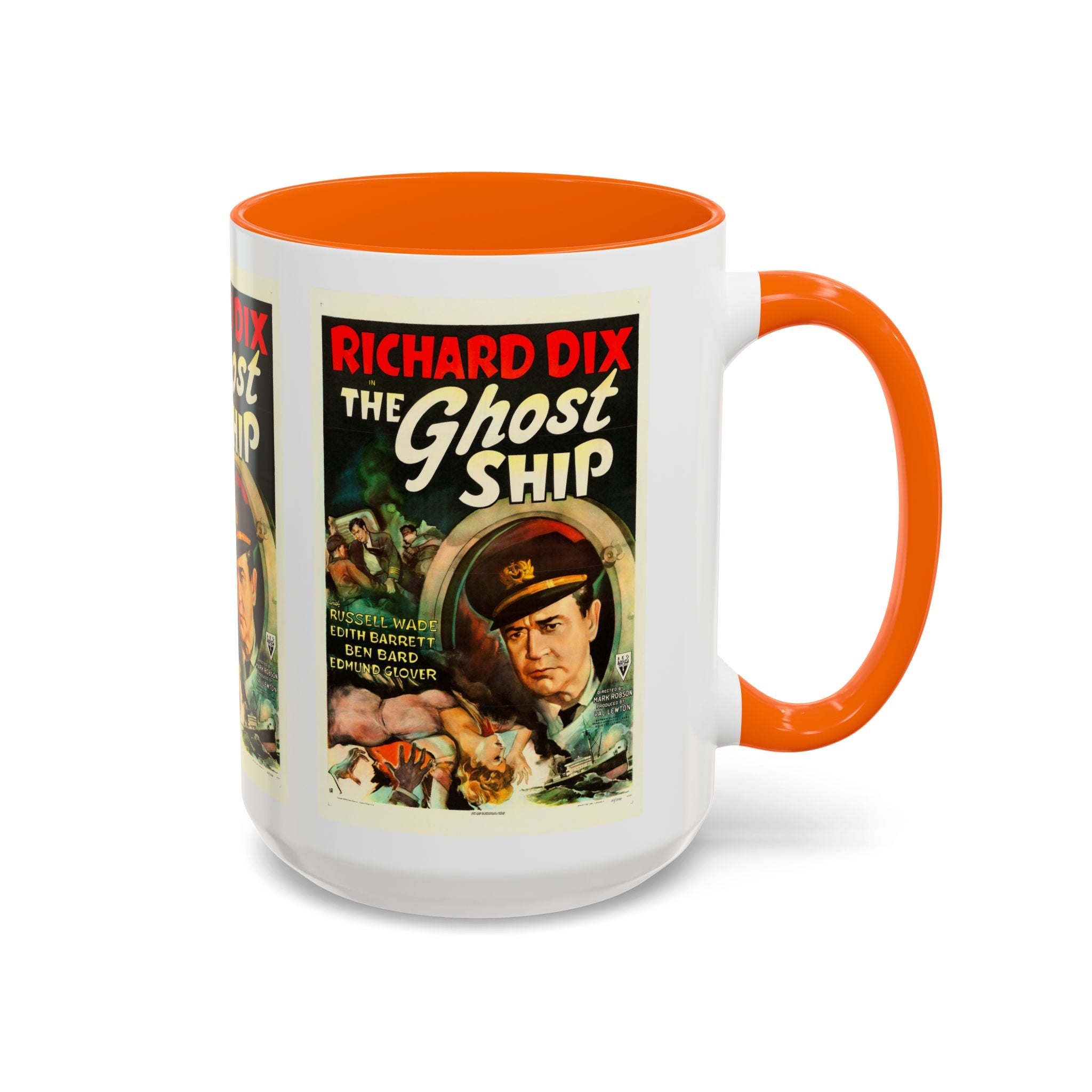 Cult Classic Movie Poster Art Accent Coffee Mug (11, 15oz) - Ghost Ship 1952 - POPvault