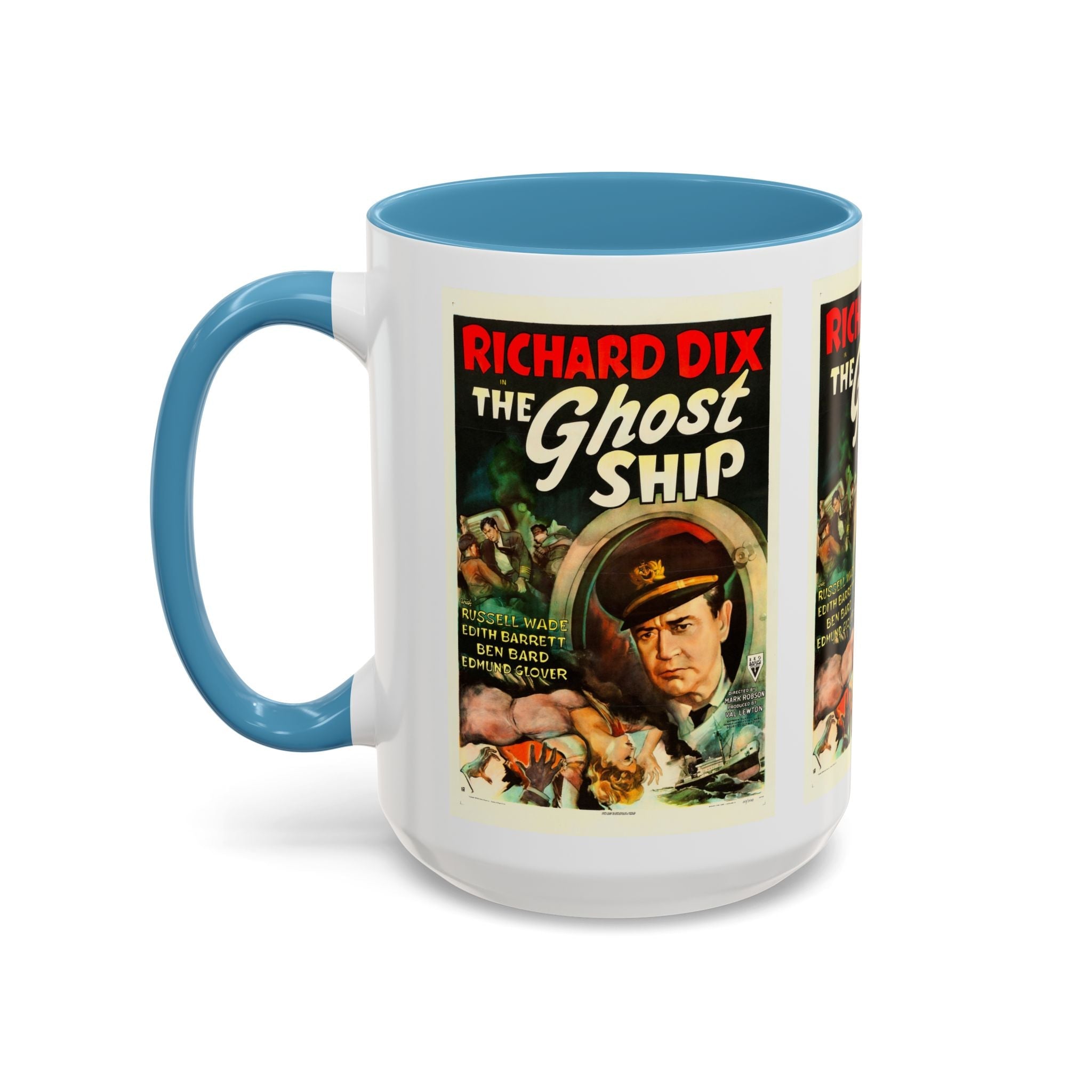 Cult Classic Movie Poster Art Accent Coffee Mug (11, 15oz) - Ghost Ship 1952 - POPvault