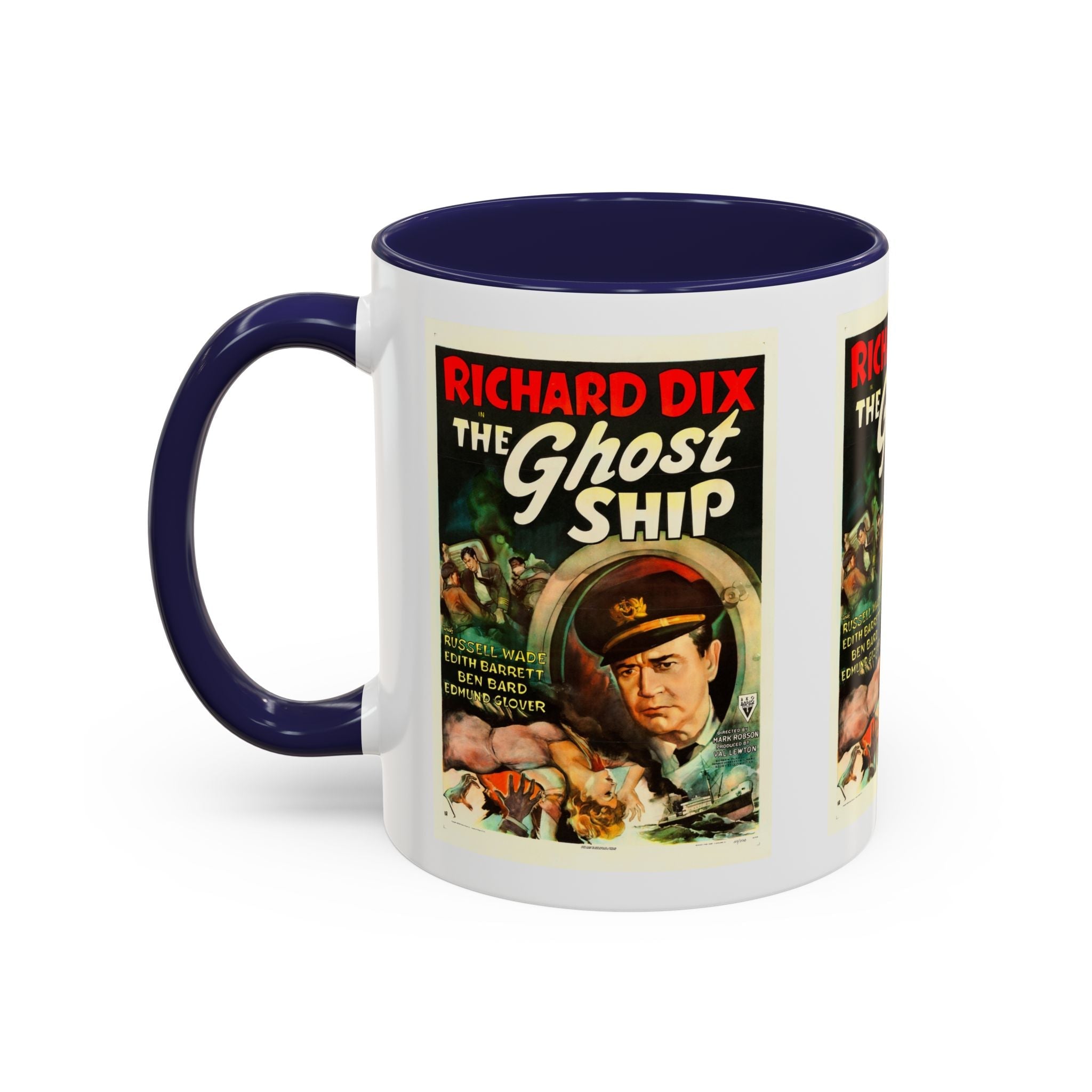 Cult Classic Movie Poster Art Accent Coffee Mug (11, 15oz) - Ghost Ship 1952 - POPvault