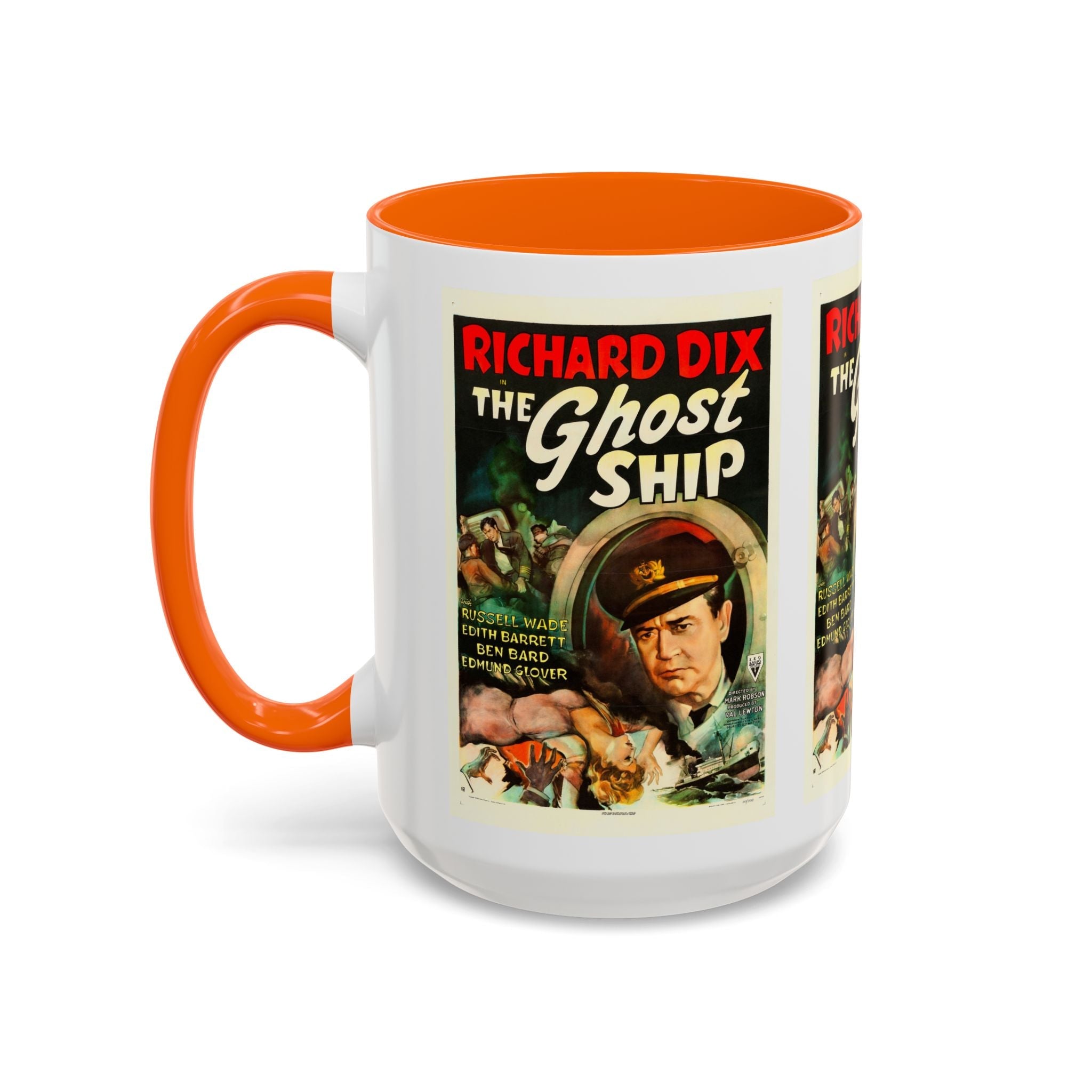 Cult Classic Movie Poster Art Accent Coffee Mug (11, 15oz) - Ghost Ship 1952 - POPvault