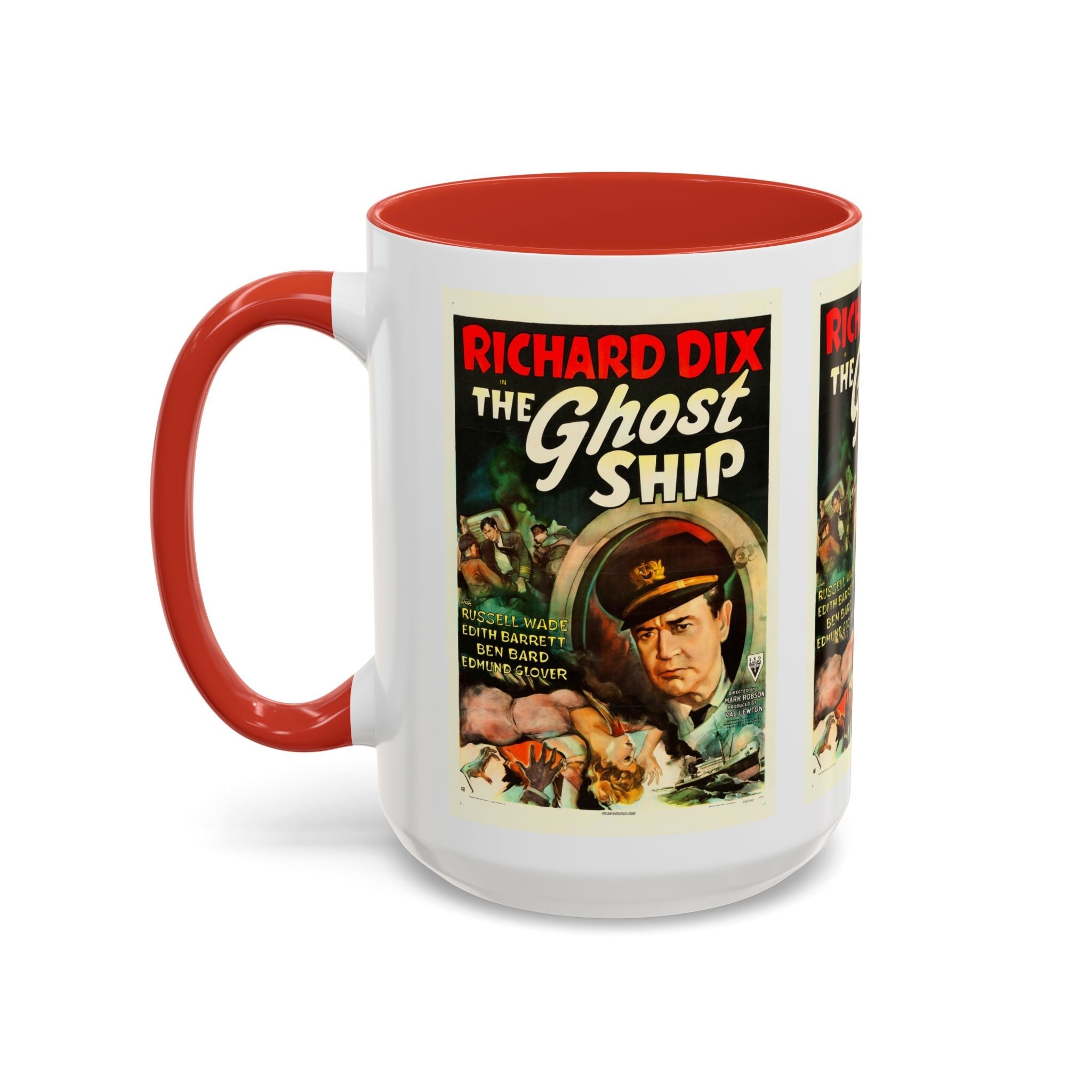 Cult Classic Movie Poster Art Accent Coffee Mug (11, 15oz) - Ghost Ship 1952 - POPvault