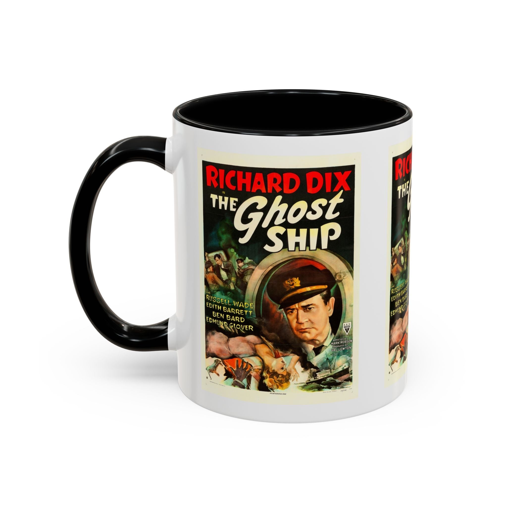 Cult Classic Movie Poster Art Accent Coffee Mug (11, 15oz) - Ghost Ship 1952 - POPvault