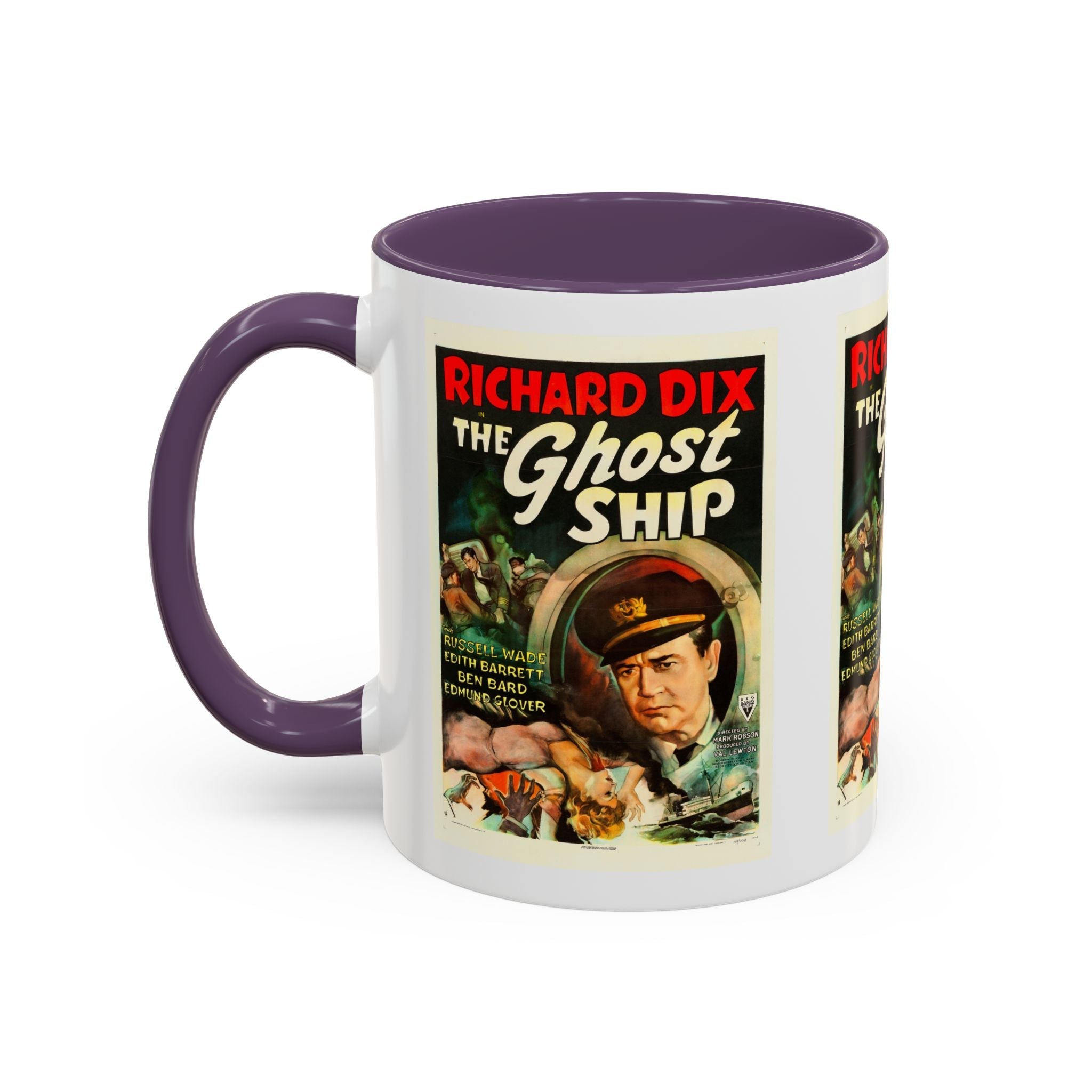 Cult Classic Movie Poster Art Accent Coffee Mug (11, 15oz) - Ghost Ship 1952 - POPvault