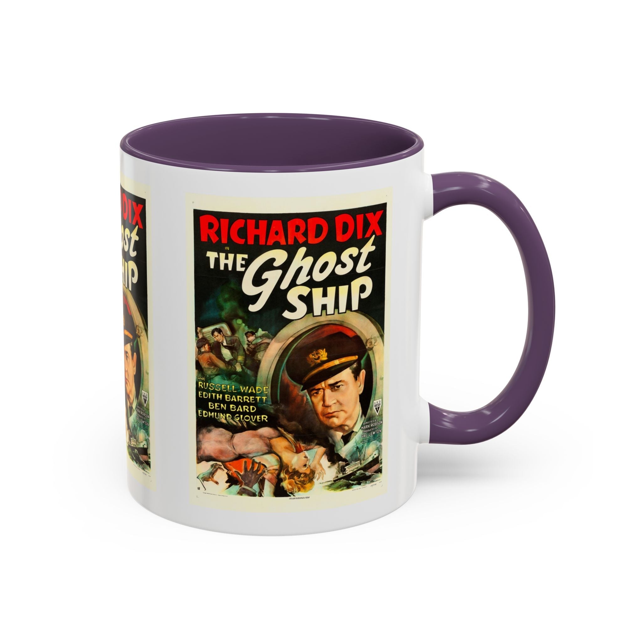 Cult Classic Movie Poster Art Accent Coffee Mug (11, 15oz) - Ghost Ship 1952 - POPvault