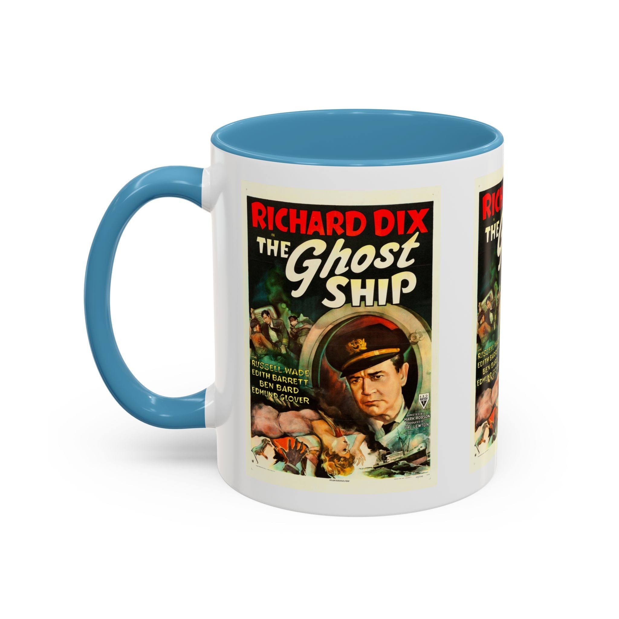 Cult Classic Movie Poster Art Accent Coffee Mug (11, 15oz) - Ghost Ship 1952 - POPvault