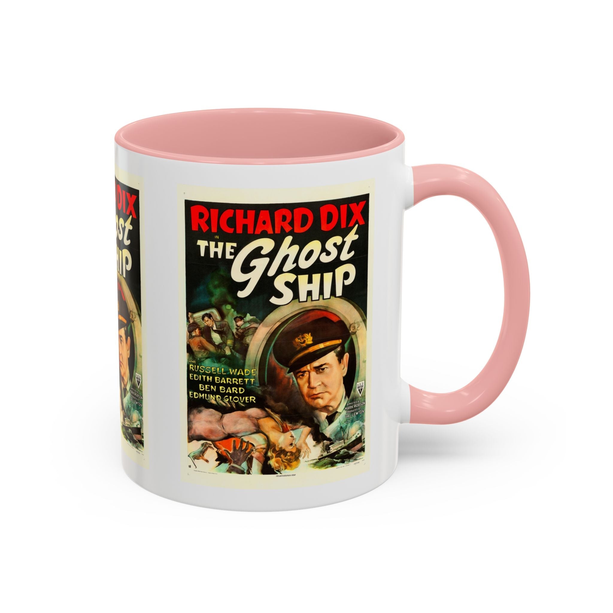 Cult Classic Movie Poster Art Accent Coffee Mug (11, 15oz) - Ghost Ship 1952 - POPvault