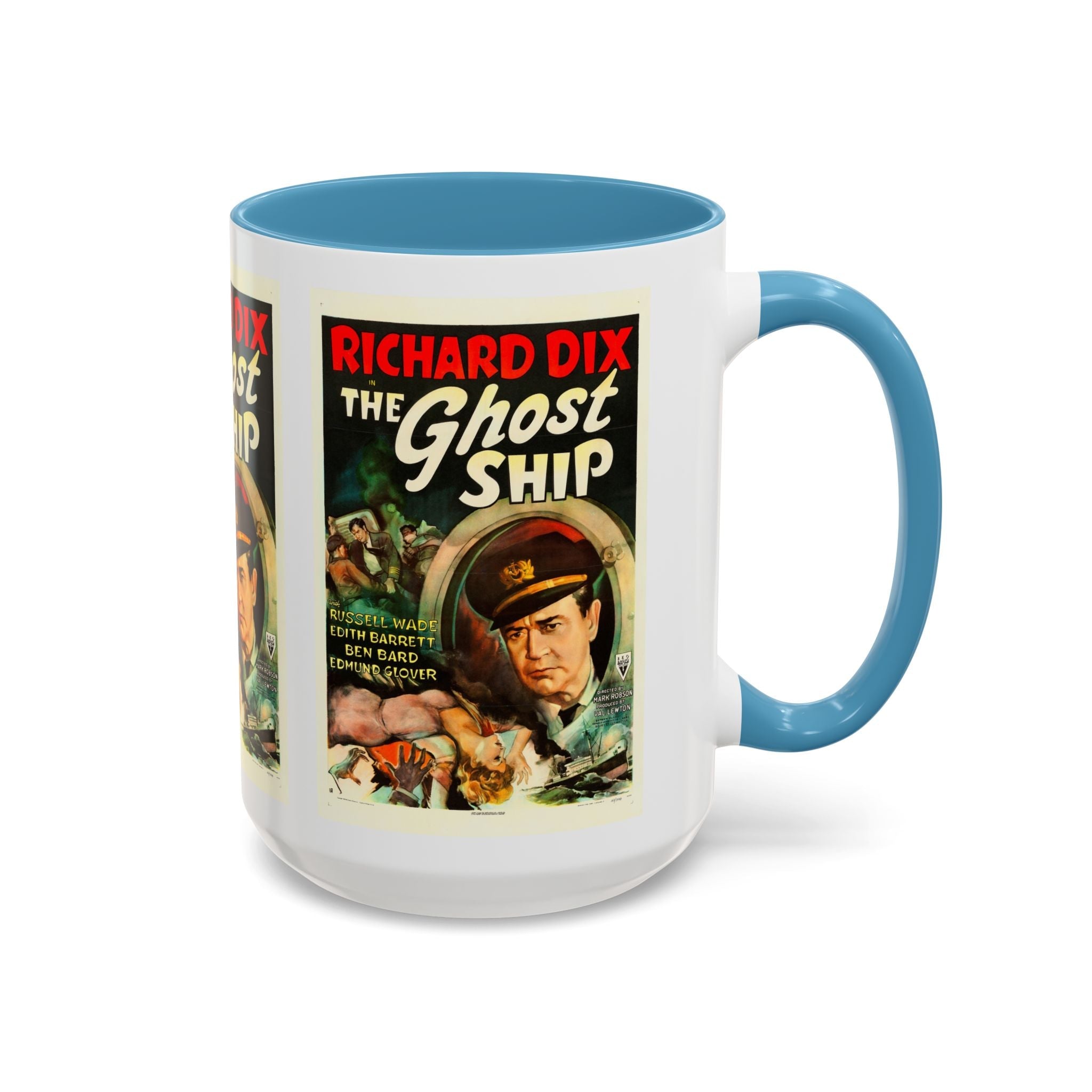 Cult Classic Movie Poster Art Accent Coffee Mug (11, 15oz) - Ghost Ship 1952 - POPvault