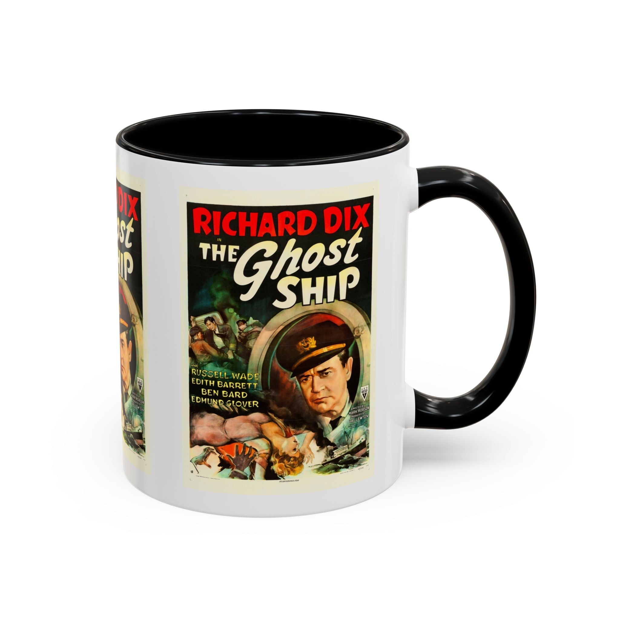 Cult Classic Movie Poster Art Accent Coffee Mug (11, 15oz) - Ghost Ship 1952 - POPvault