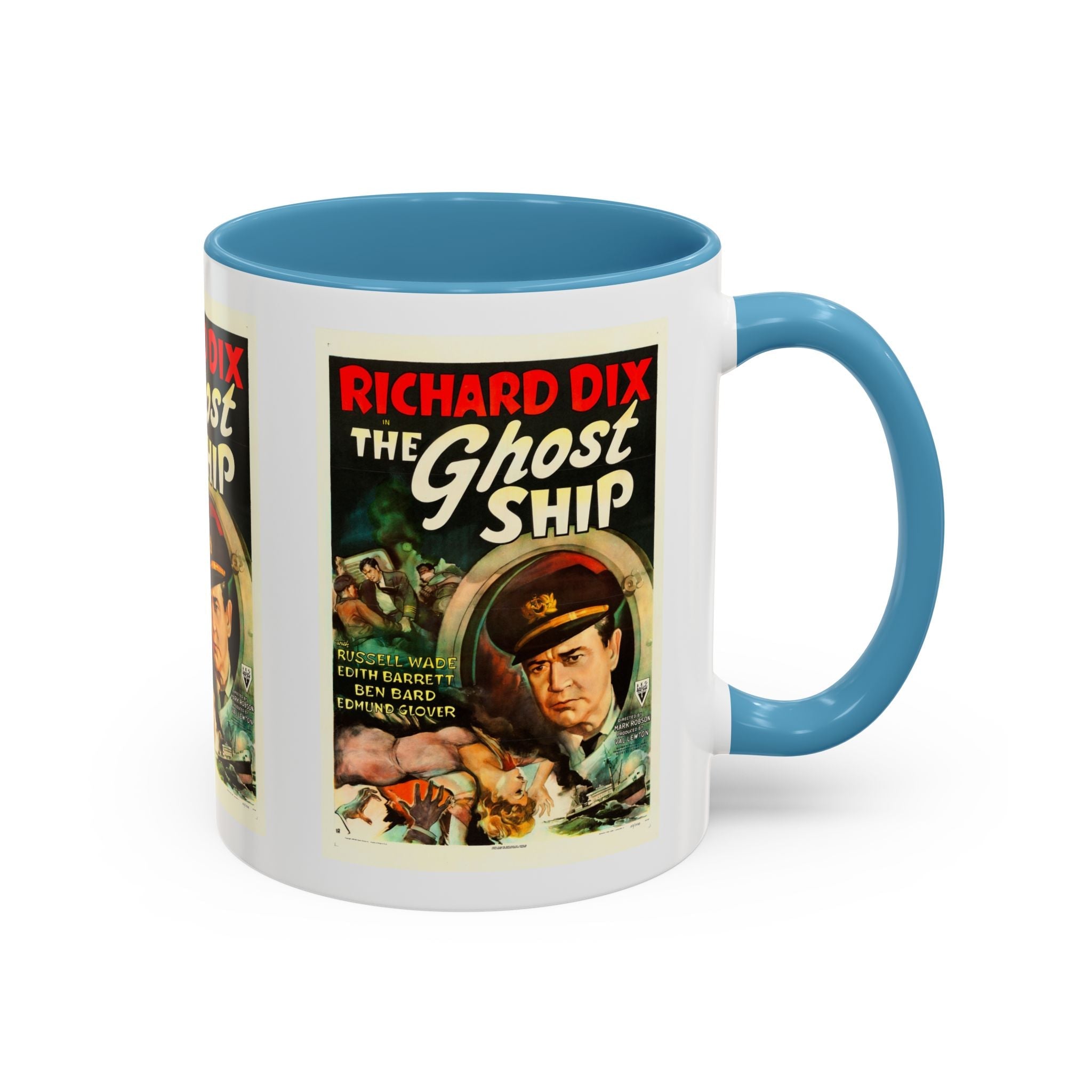 Cult Classic Movie Poster Art Accent Coffee Mug (11, 15oz) - Ghost Ship 1952 - POPvault