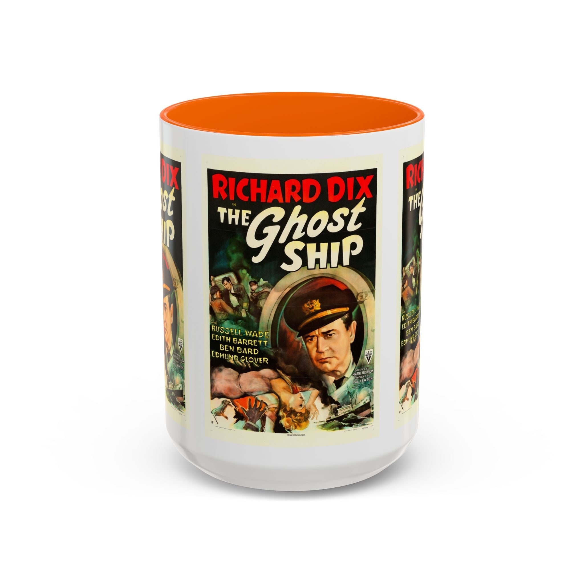 Cult Classic Movie Poster Art Accent Coffee Mug (11, 15oz) - Ghost Ship 1952 - POPvault