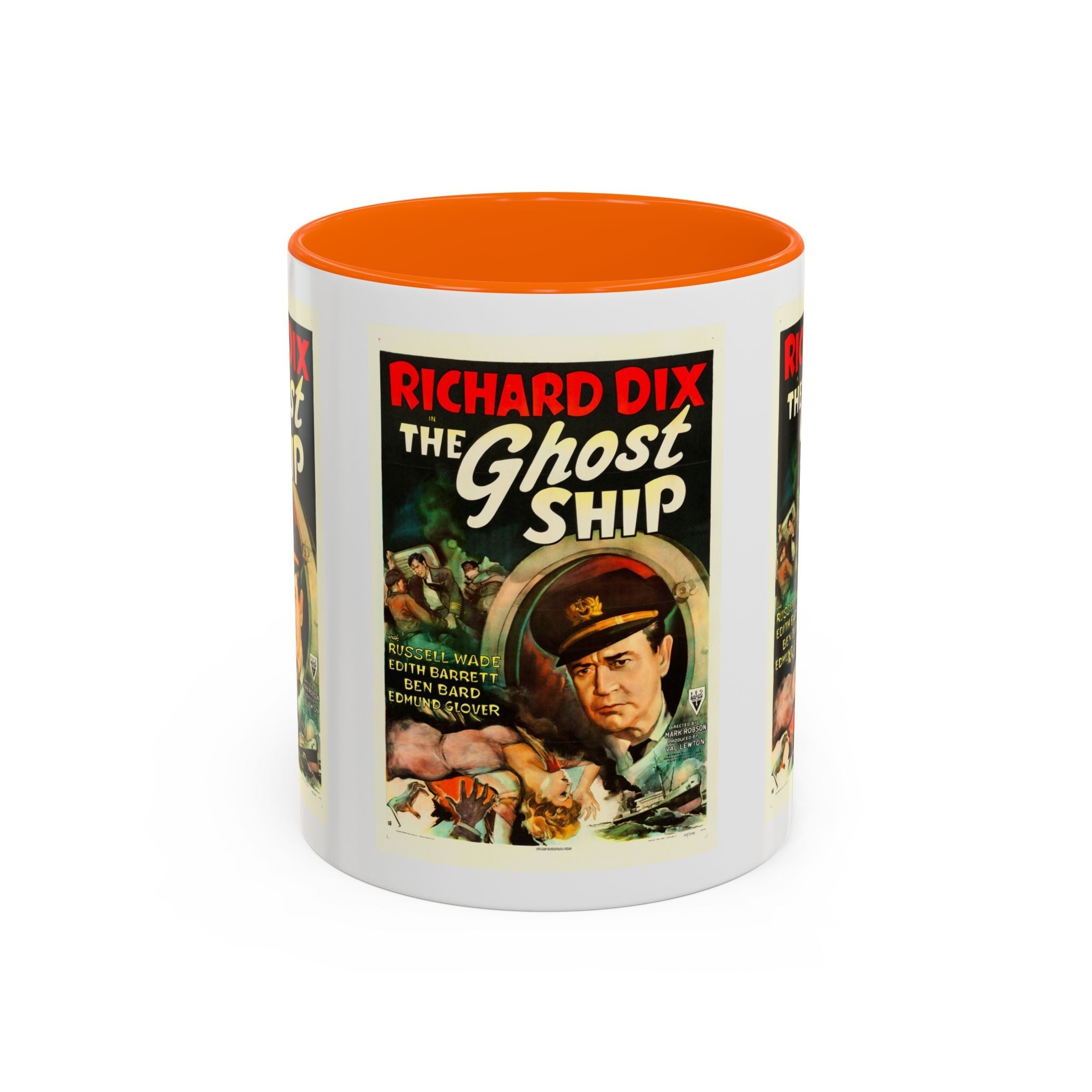 Cult Classic Movie Poster Art Accent Coffee Mug (11, 15oz) - Ghost Ship 1952 - POPvault