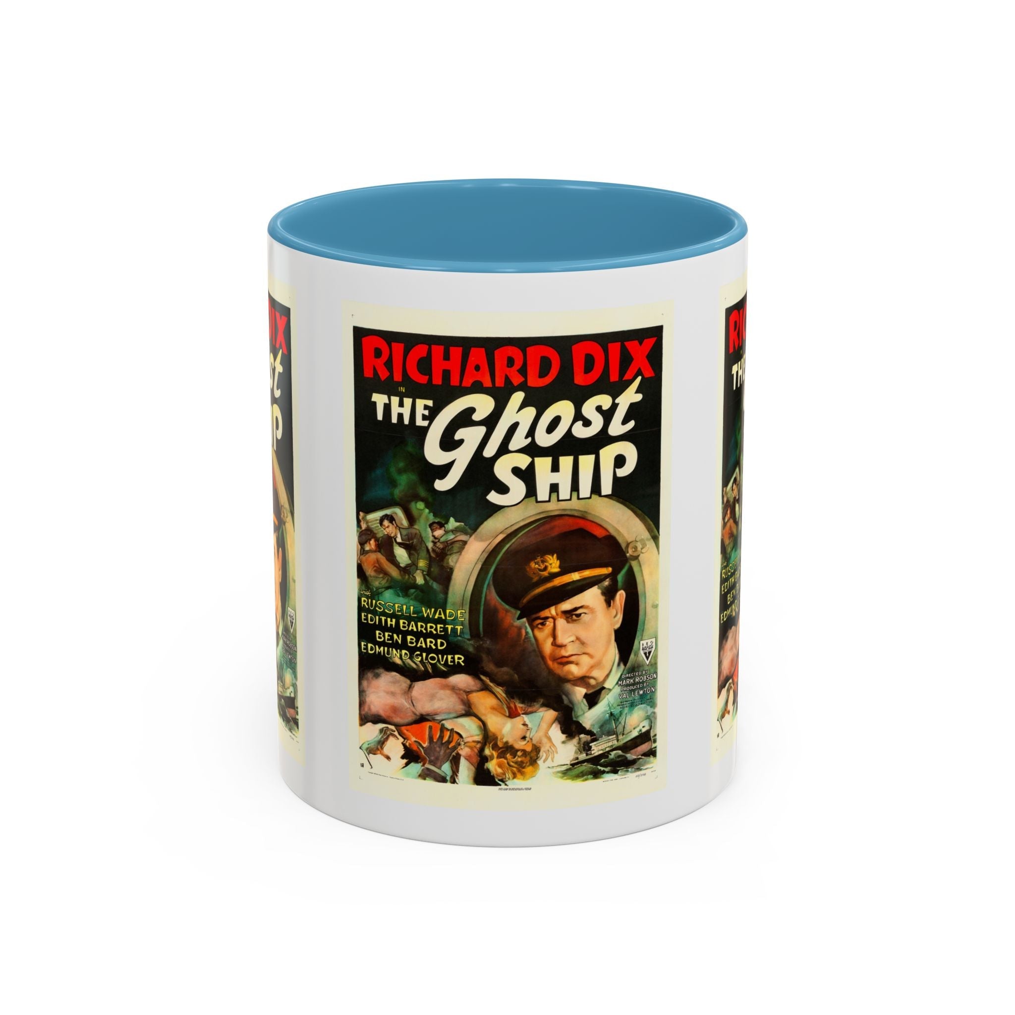 Cult Classic Movie Poster Art Accent Coffee Mug (11, 15oz) - Ghost Ship 1952 - POPvault