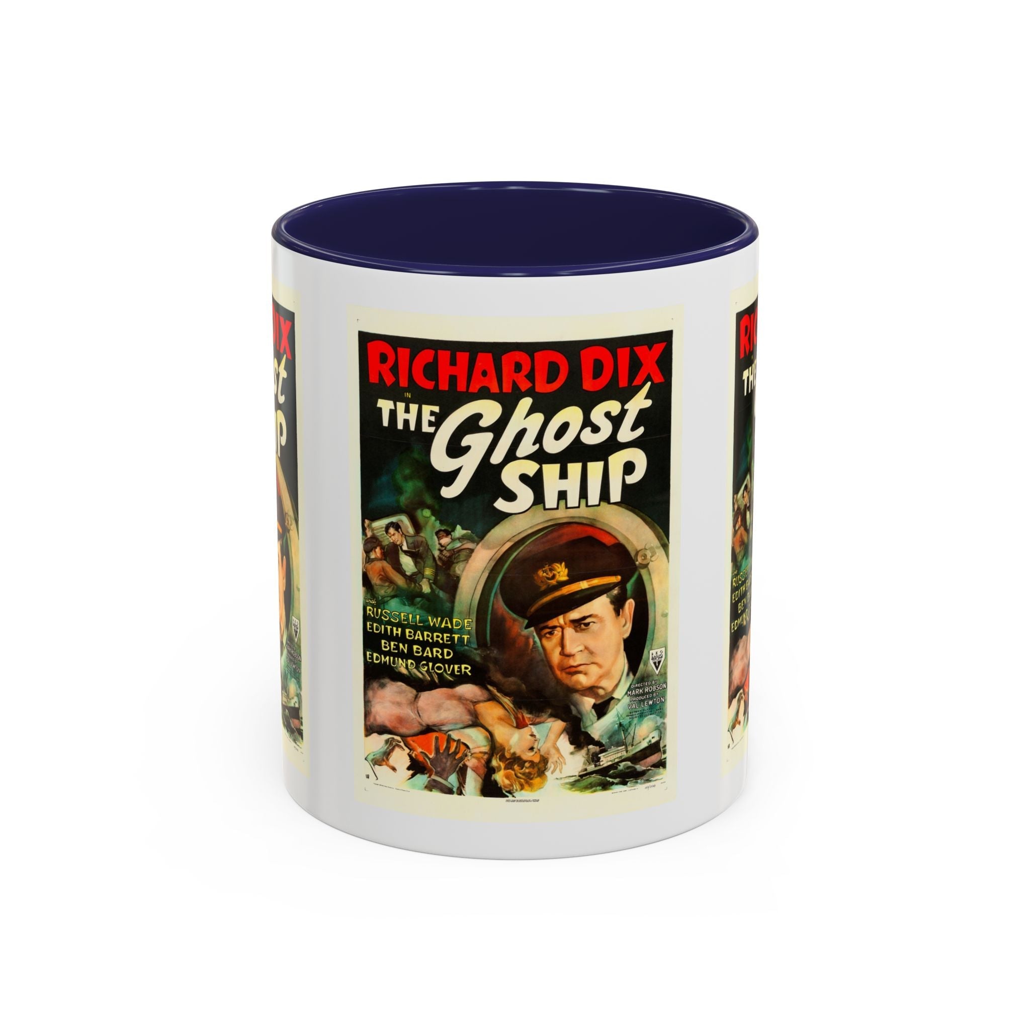 Cult Classic Movie Poster Art Accent Coffee Mug (11, 15oz) - Ghost Ship 1952 - POPvault