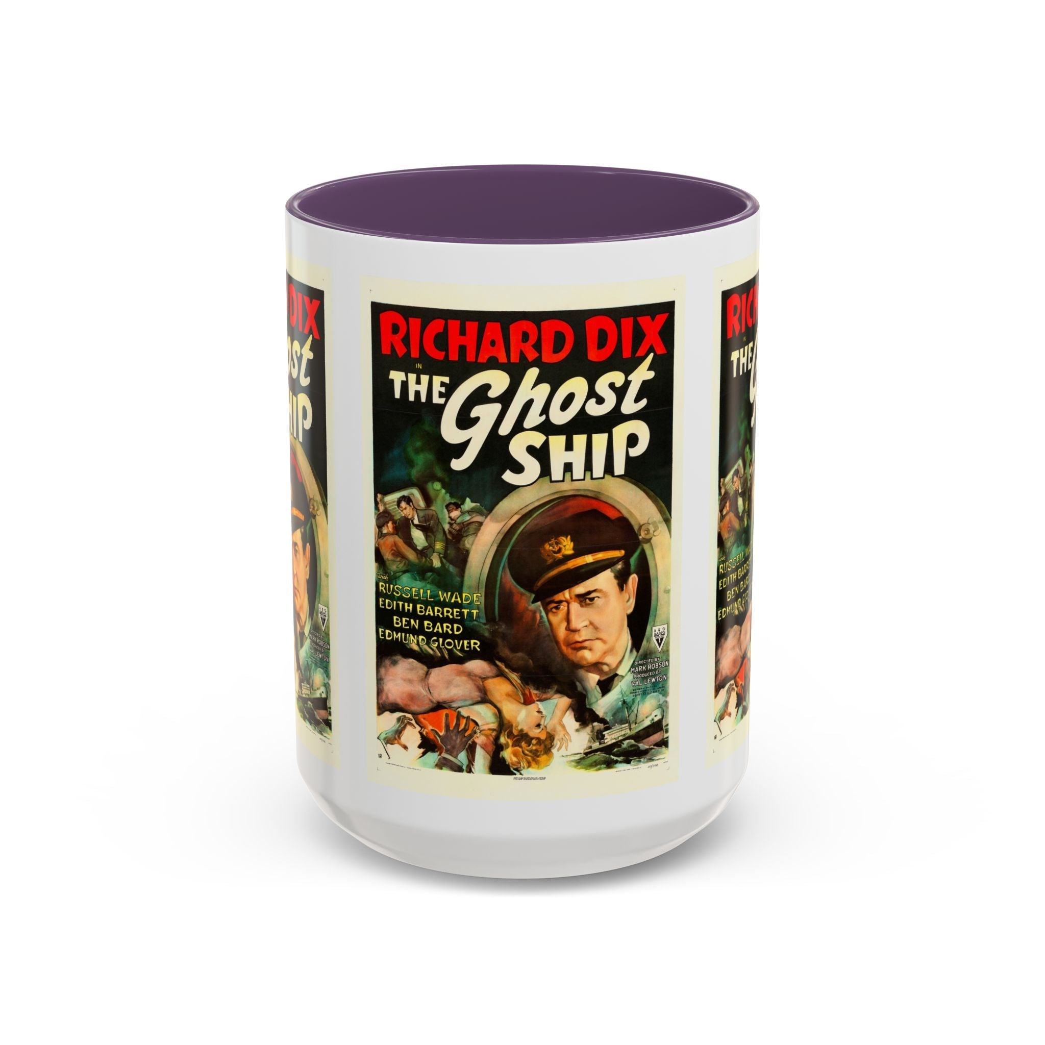 Cult Classic Movie Poster Art Accent Coffee Mug (11, 15oz) - Ghost Ship 1952 - POPvault