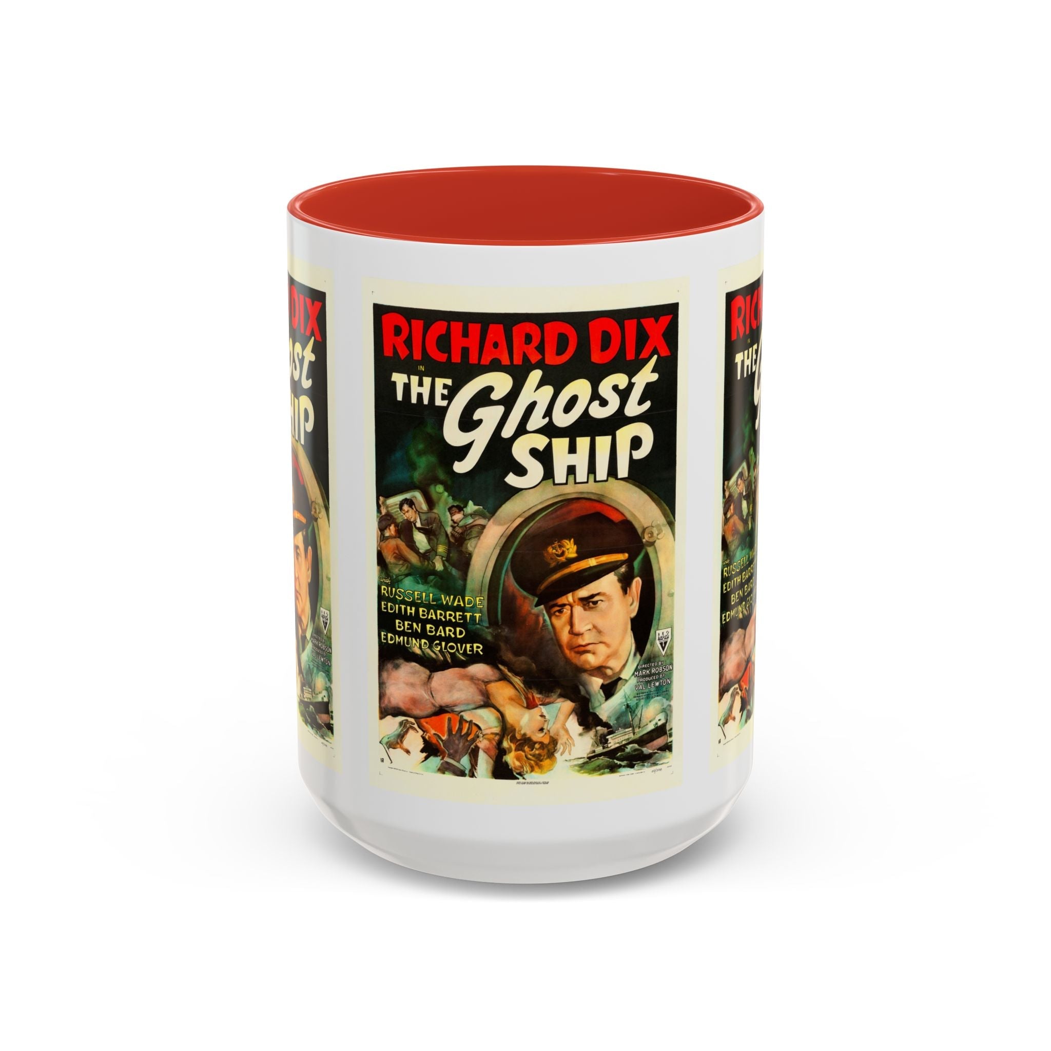 Cult Classic Movie Poster Art Accent Coffee Mug (11, 15oz) - Ghost Ship 1952 - POPvault