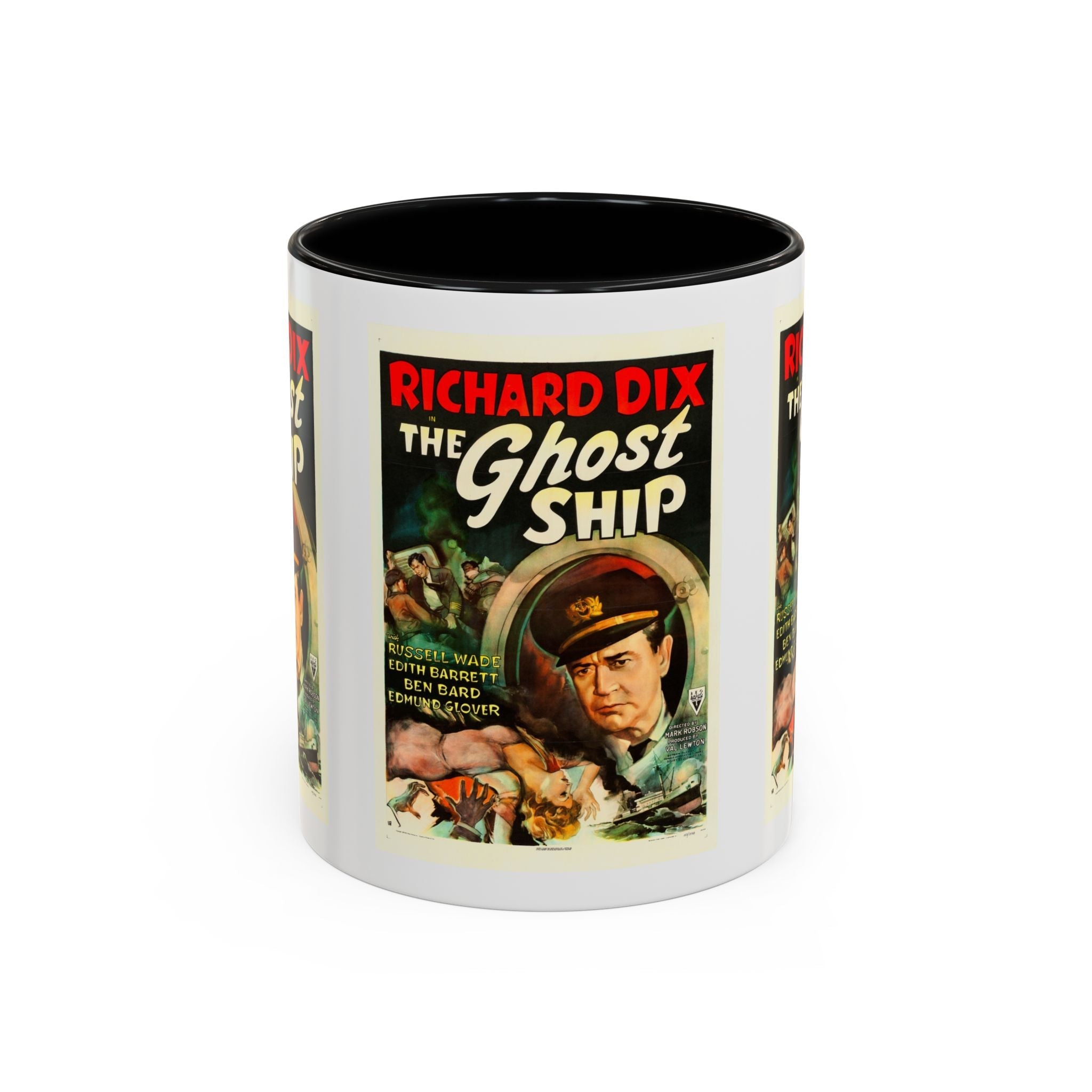 Cult Classic Movie Poster Art Accent Coffee Mug (11, 15oz) - Ghost Ship 1952 - POPvault