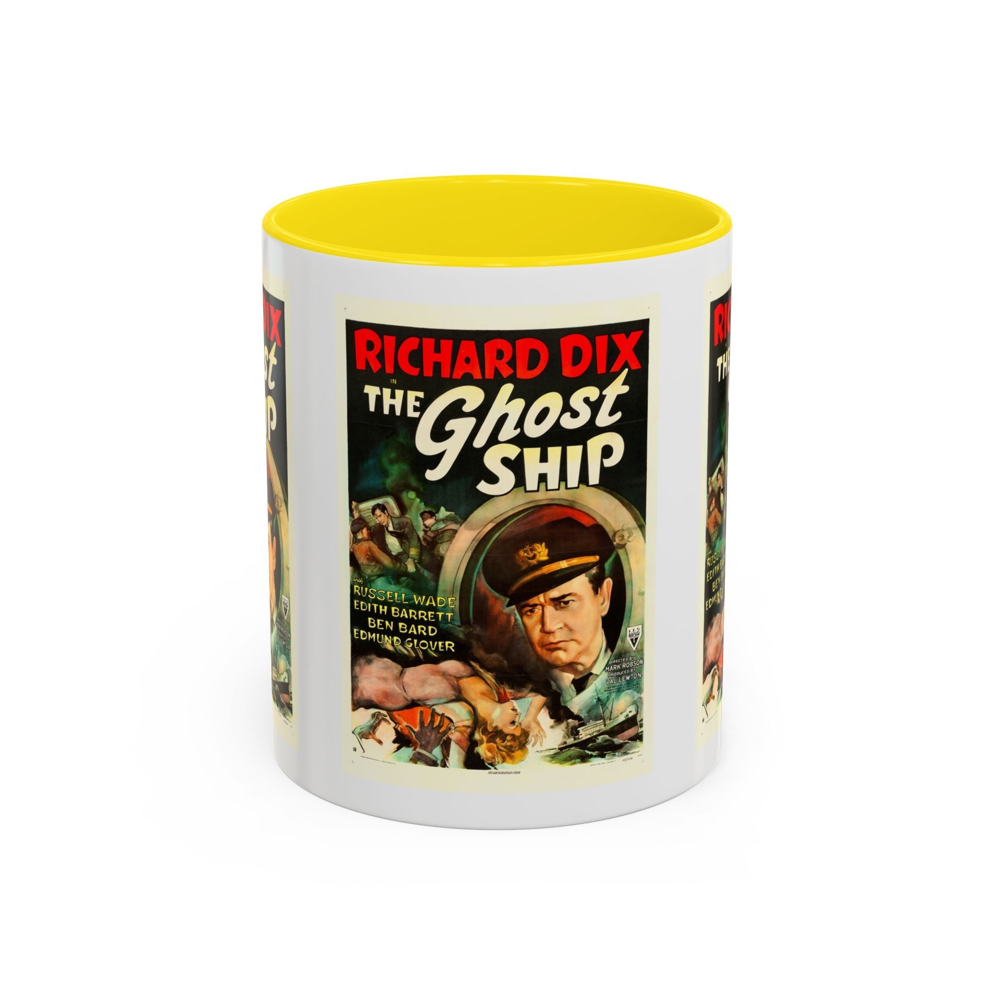 Cult Classic Movie Poster Art Accent Coffee Mug (11, 15oz) - Ghost Ship 1952 - POPvault