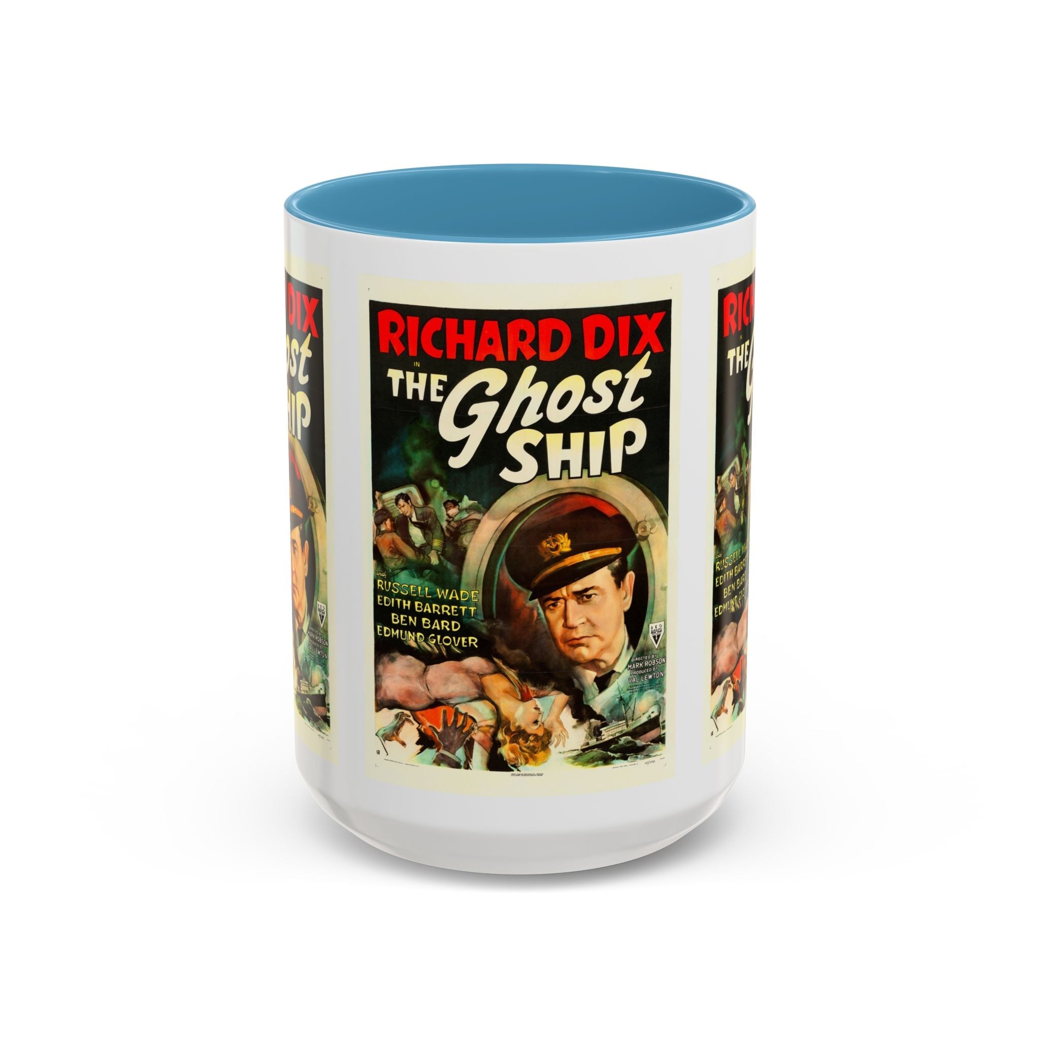 Cult Classic Movie Poster Art Accent Coffee Mug (11, 15oz) - Ghost Ship 1952 - POPvault
