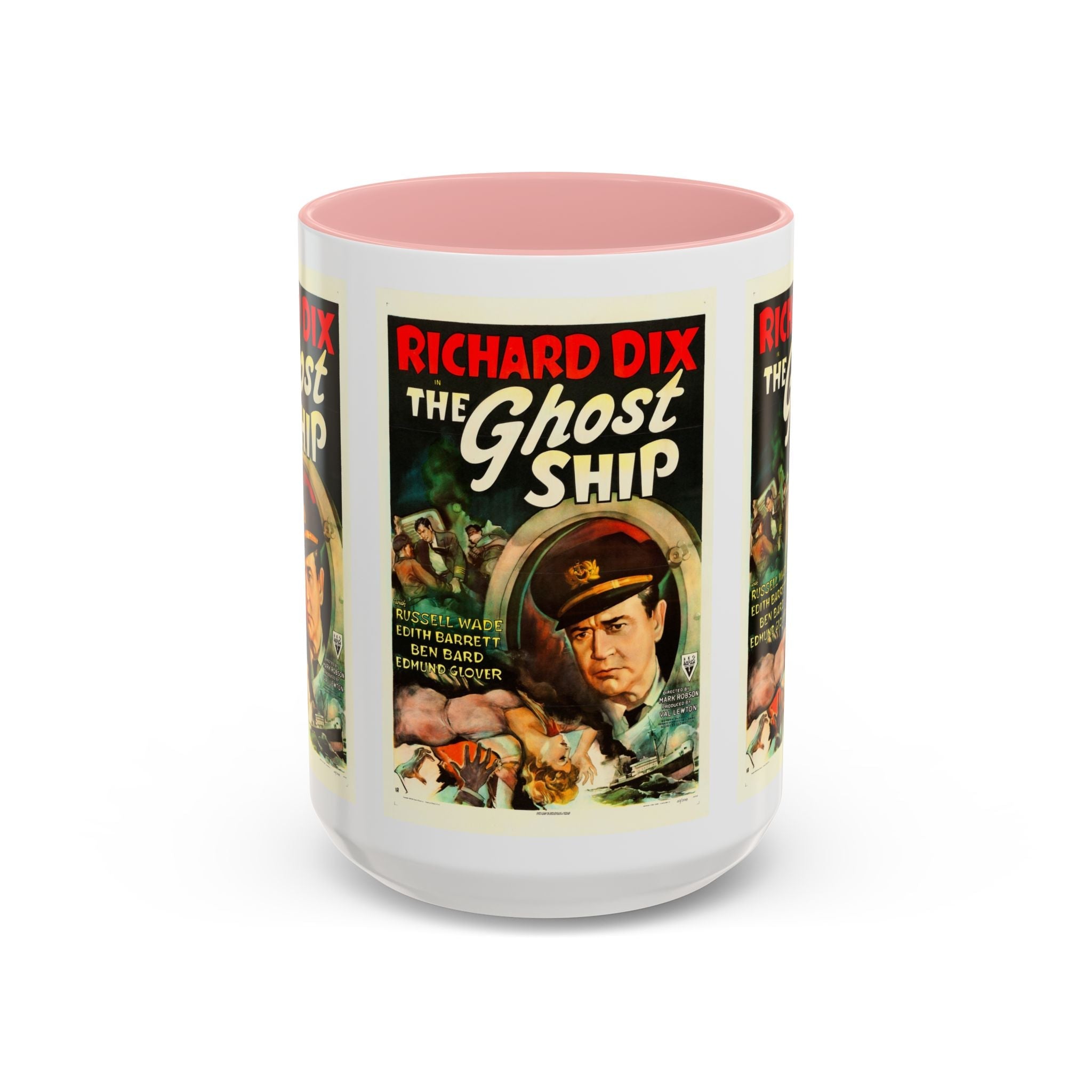 Cult Classic Movie Poster Art Accent Coffee Mug (11, 15oz) - Ghost Ship 1952 - POPvault