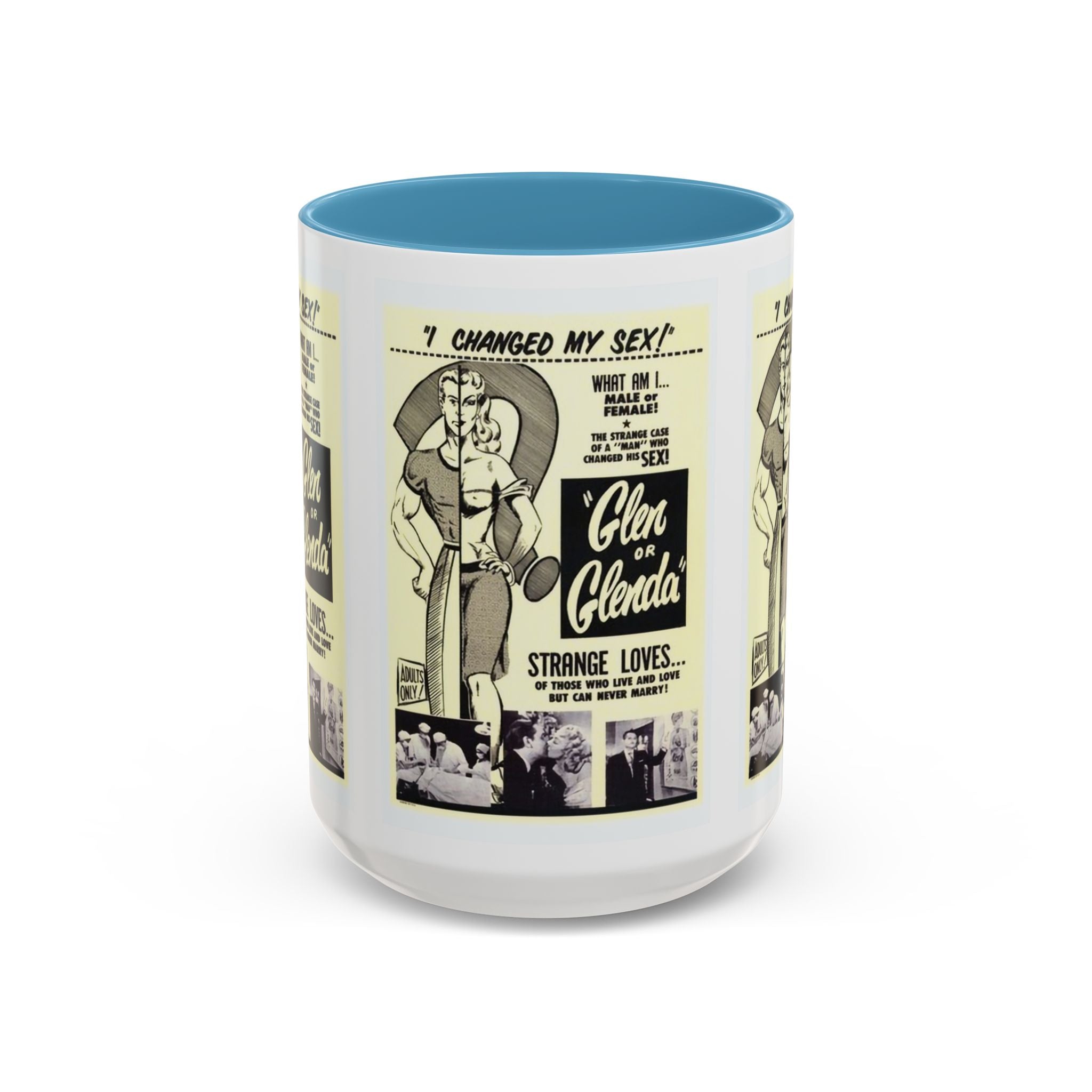 Cult Classic Movie Poster Art Accent Coffee Mug (11, 15oz) - Glen Or Glenda 1953 - POPvault