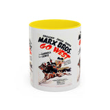 Cult Classic Movie Poster Art Accent Coffee Mug (11, 15oz) - Go West | Marx Brothers 1940 - POPvault