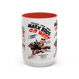 Cult Classic Movie Poster Art Accent Coffee Mug (11, 15oz) - Go West | Marx Brothers 1940 - POPvault