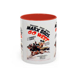 Cult Classic Movie Poster Art Accent Coffee Mug (11, 15oz) - Go West | Marx Brothers 1940 - POPvault