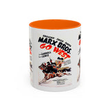 Cult Classic Movie Poster Art Accent Coffee Mug (11, 15oz) - Go West | Marx Brothers 1940 - POPvault