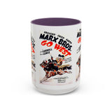 Cult Classic Movie Poster Art Accent Coffee Mug (11, 15oz) - Go West | Marx Brothers 1940 - POPvault