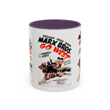 Cult Classic Movie Poster Art Accent Coffee Mug (11, 15oz) - Go West | Marx Brothers 1940 - POPvault