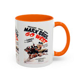 Cult Classic Movie Poster Art Accent Coffee Mug (11, 15oz) - Go West | Marx Brothers 1940 - POPvault