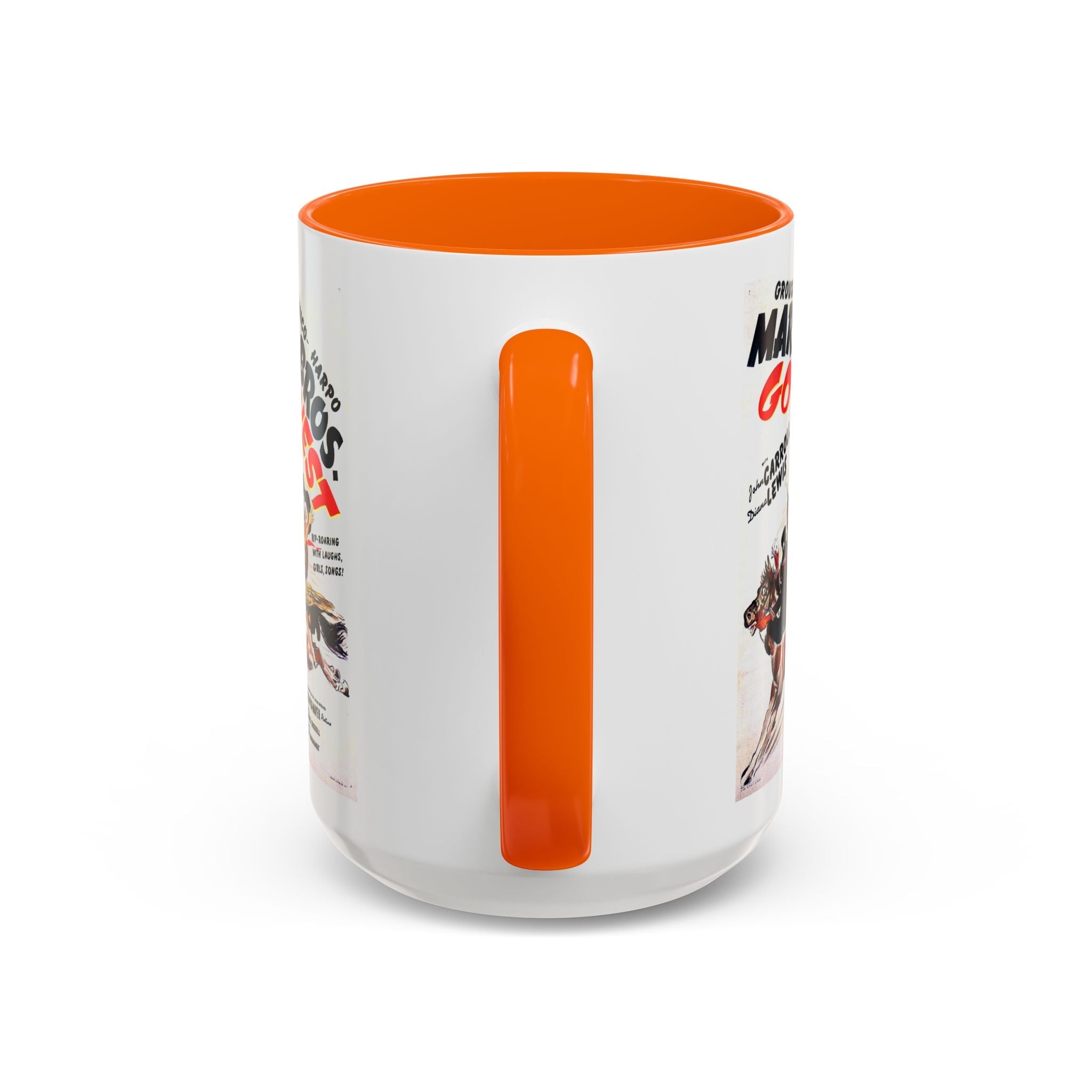 Cult Classic Movie Poster Art Accent Coffee Mug (11, 15oz) - Go West | Marx Brothers 1940 - POPvault